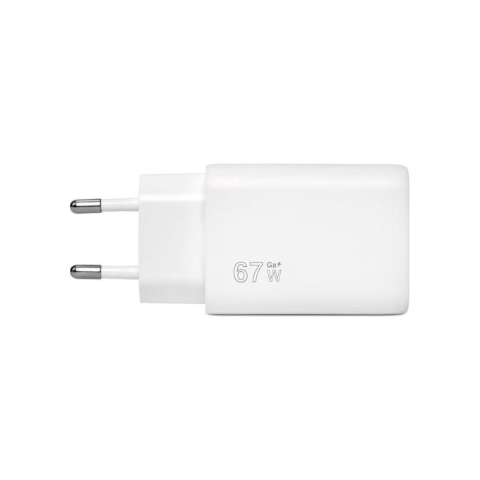 VulTech Caricatore Adattatore Universale 1 Porta Type-C PD67 QC 3.0 Gan 67W PPS Bianco