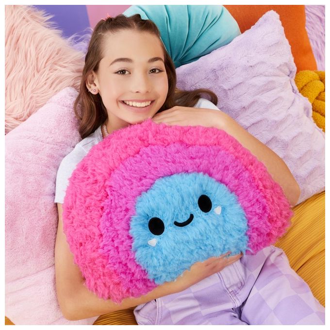 MGA Entertainment Peluche Fluffie Stuffiez Pillow Fight- Rainbow Assortito