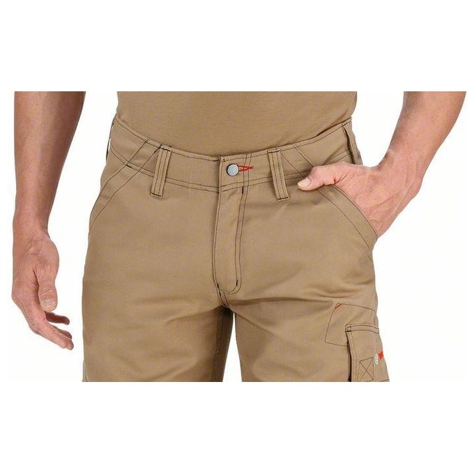 Bosch Pantalone con Ginocchiere Wkt05 Beige Taglia L V82-50
