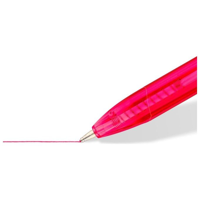 Staedtler Confezione 10 Penne a Sfera a Scatto Assortite