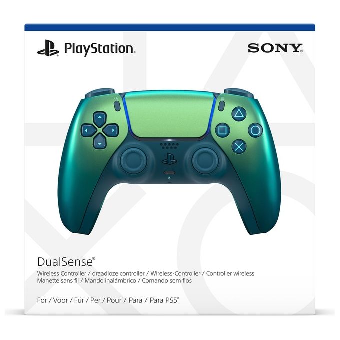 Sony Controller DualSense Wireless, PS5, Bluetooth, Chroma Teal Iridescente