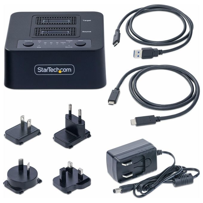 StarTech.com Duplicatore di Unita' M.2 Nvme 1:1 Cavi Usb-C-A Inclusi