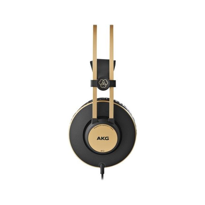 Akg Cuffie con Filo K92 Nero-Oro