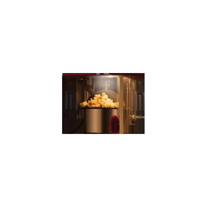 Unold Retro Macchina per Popcorn Rosso-Argento 300W
