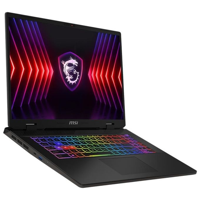 MSI Notebook Gaming SWORD 17 HX B14VGKG Processore Intel Core 14700HX Ram DDR5 8GB*21TB NVMe SSDDisplay 17'' FHD 165Hz Scheda Grafica Geforce RTX 4070 8GB Free Dos