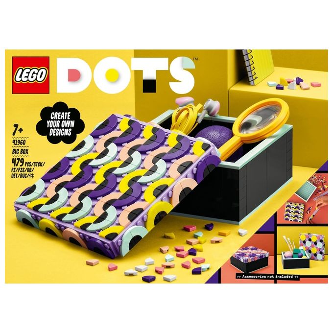 LEGO Dots My Big Box Set Creativo per Realizzare Gioielli e Decorazioni Personalizzate