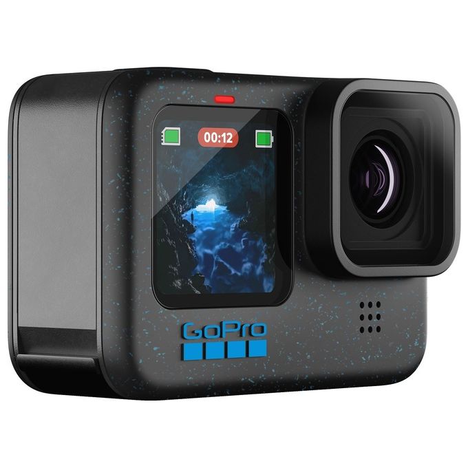 GoPro, Action Camera Hero12 Black, 5.3K, HDR, Impermeabile fino a 10m