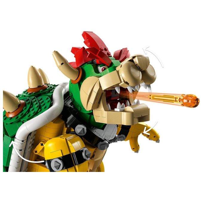 LEGO Super Mario 71411 Il Potente Bowser, Kit di Costruzioni per Adulti, Idee Regalo, Personaggio Snodabile 3D da Collezione