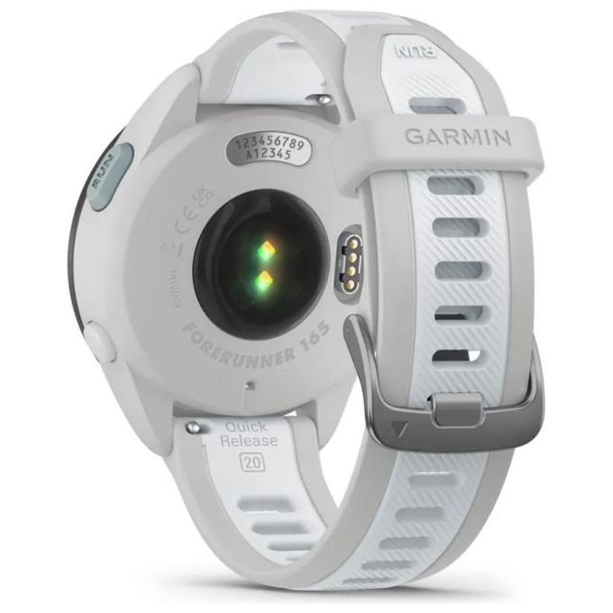 Garmin Forerunner 165 43mm 1.2'' GPS Sport Salute Notifiche Mist grey-Whitestone