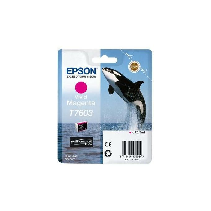 Epson C13T76034N10 Cartuccia d'Inchiostro Originale Magenta Vivido