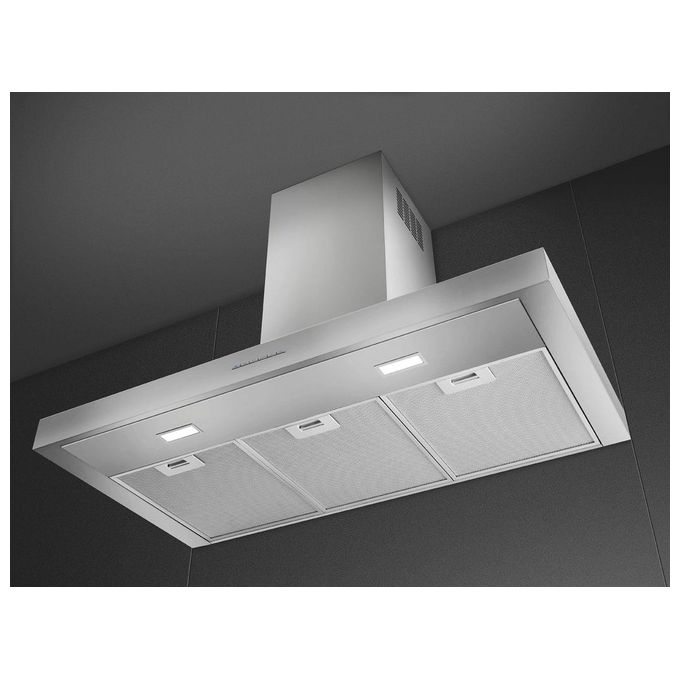 Smeg KBT900XE Cappa a Espulsione Decorativa Murale Estetica Universale Classe energetica A 3 Velocita' 90 cm Inox