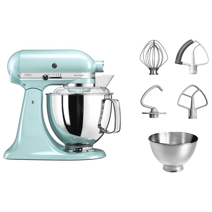 KitchenAid 5KSM175PSE Artisan Impastatrice Planetaria 300W 4,8 Litri Ghiaccio