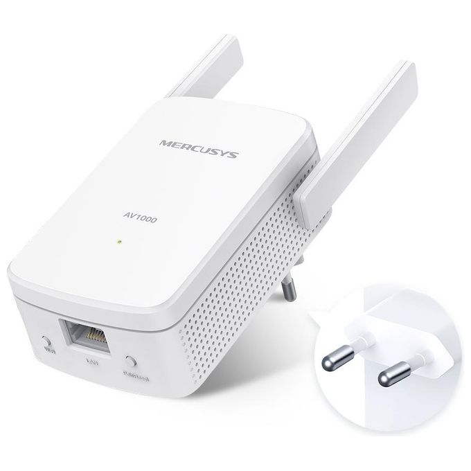 Mercusys MP510 KIT PowerLine Av1000 Wi-Fi N300 Kit 1p Gigabit 2 Antenne Esterne 2 Unita'