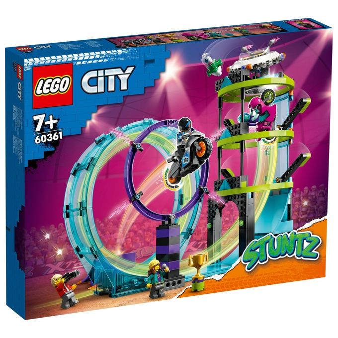 LEGO 60361 City Stuntz Set da Costruzione 385 pezzi per Bambini 7+ anni colore Multicolore