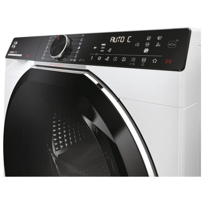 Hoover H-WASH 700 H7W 610MBC-S - Lavatrice a carica frontale 10 kg, 1600 rpm, Classe A, Motore Inverter, Programma Auto Care, (85x60x57 cm), Bianco