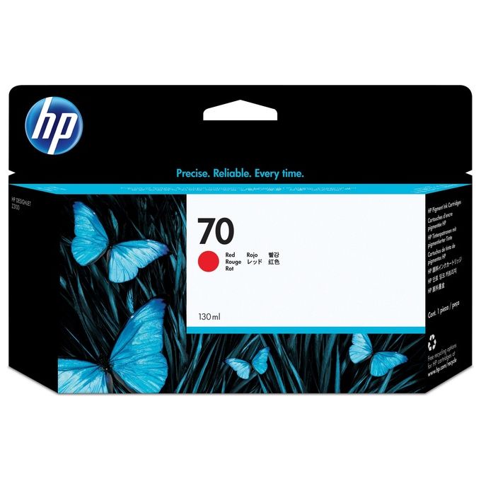 Hp cartuccia ink rosso n.70 vivera 130ml