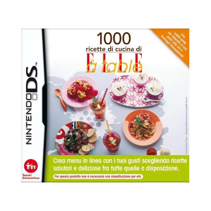 Nintendo Ds 1000 Ricette Di Cucina