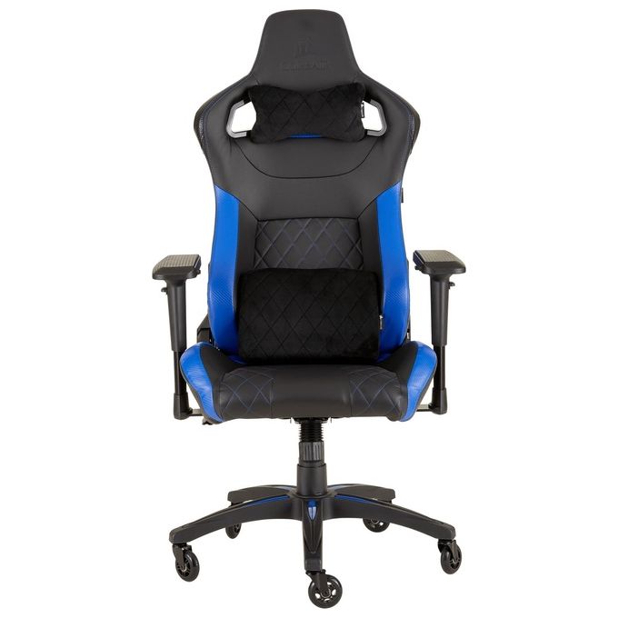 Corsair T1 RACE 2018 Sedia Gaming con Schienale Alto Nero-Blu