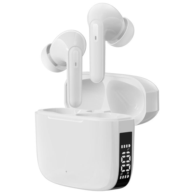 Denver TWE-61 Auricolari Wireless Bianco
