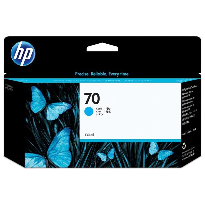 Hp cartuccia ink 70 ciano vivera