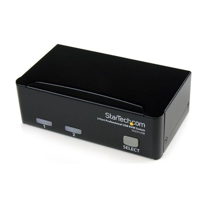 StarTech.com Kit Switch Kvm Usb Professionale A 2 Porte Con Cavi