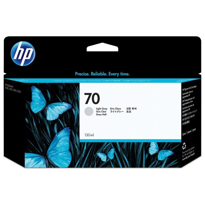 Hp cartuccia ink grigio chiaro n.70 vivera 130ml