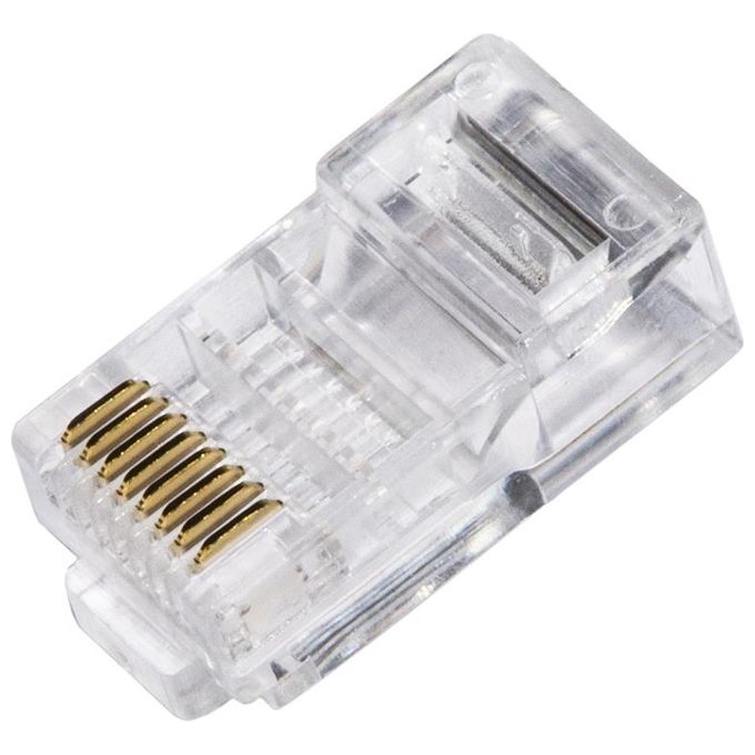 Link Confezione 10 Connettori 8 Poli Cat 5e Utp Non Schermati