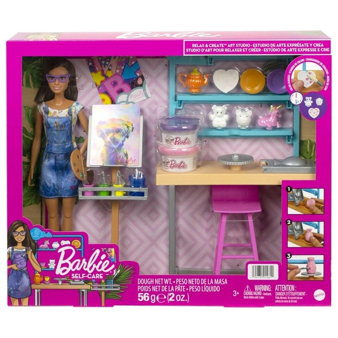 Mattel Playset Barbie Studio Creativo con Bambola