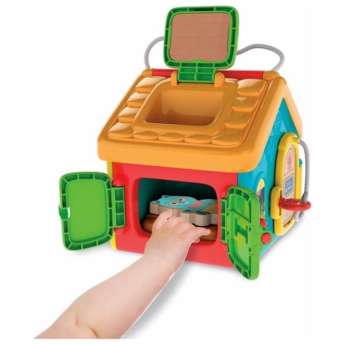 Clementoni Prime Attivita' Baby Montessori Lock e Play Activity House
