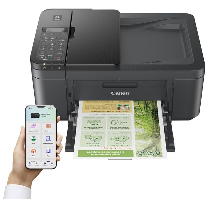 Canon Pixma Tr4755i Stampante Multifunzione ad Inchiostro A4 4800 X 1200 Dpi Wi-fi