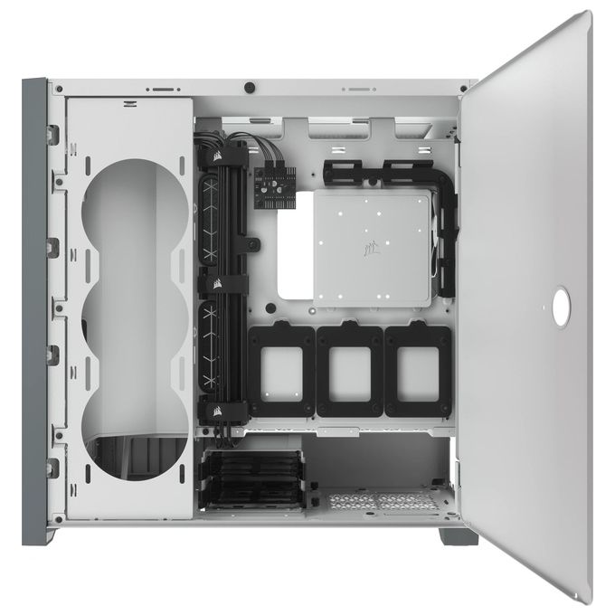 Corsair 5000D AirFlow Middle Tower Vetro Temperato No Power minITX-mATX-ATX Bianco