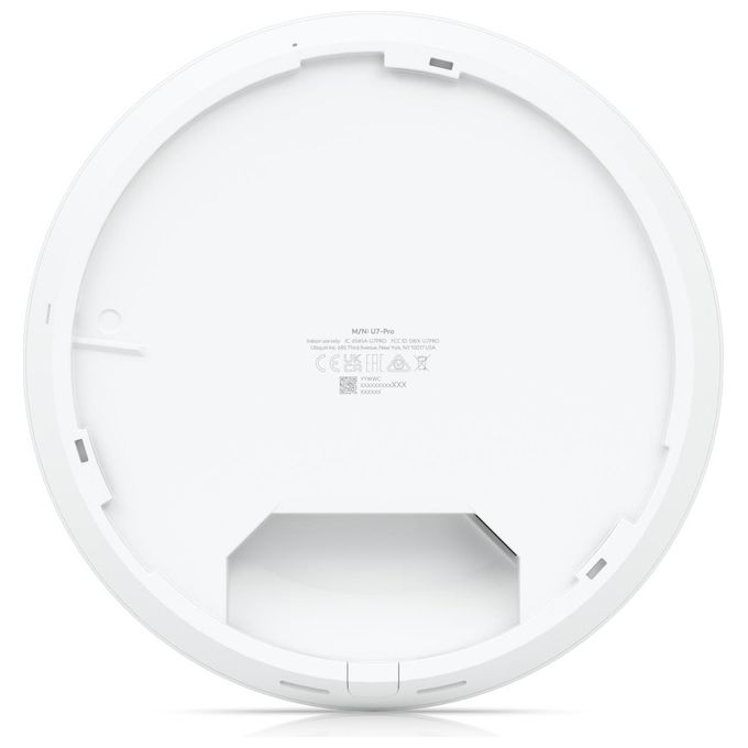 Ubiquiti U7 Pro Access Point WiFi 7 5400Mbit-s Bianco 2.4-5-6GHz MU-MIMO Soffitto-Parete