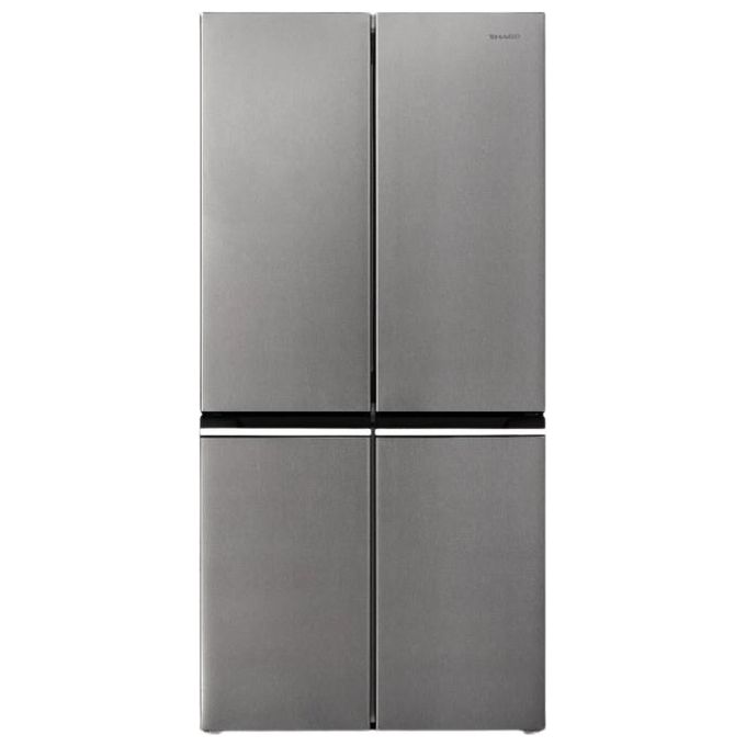 Sharp SJ-NFA15IMXPE - Frigorifero Side-by-Side 322 L, Altezza 179 cm, Classe E, Total No Frost, Display Digitale e Porte in PET Inox