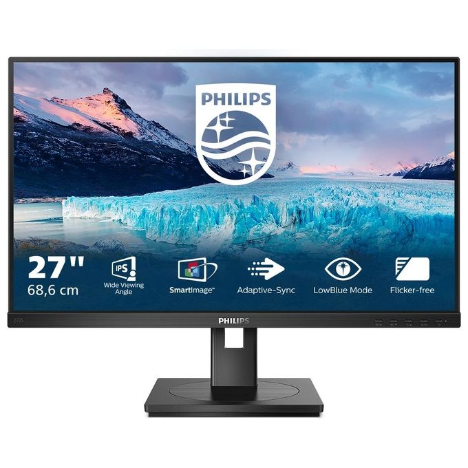 Philips Monitor 27'' LED IPS MMD 272S1M - 00 1920 x 1080 Full HD Tempo di Risposta 4 ms