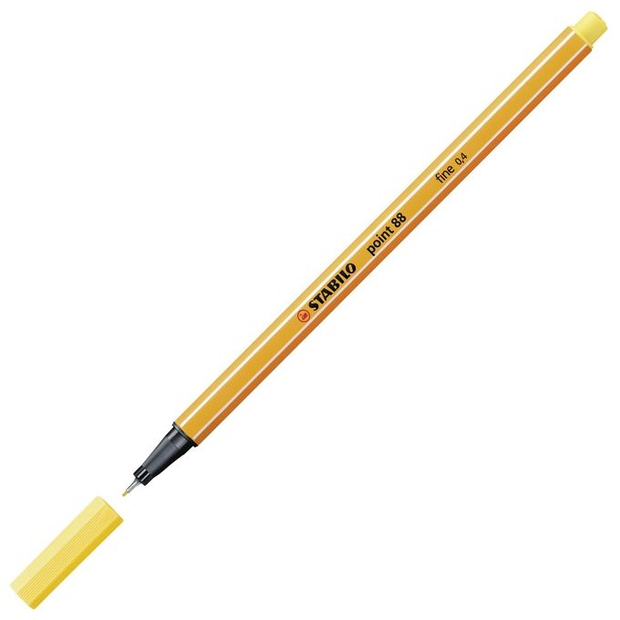 STabilo confezione 10Pz Fineliner Point 88 Giallo