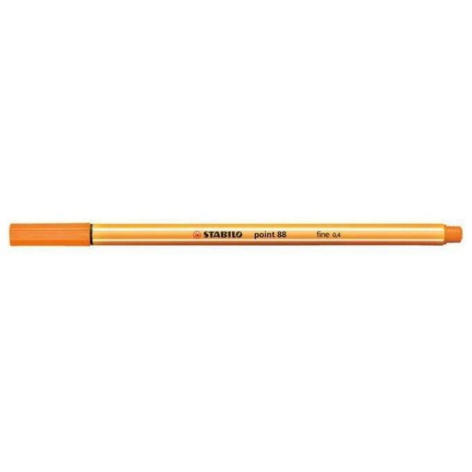 STabilo confezione 10Pz Fineliner Point 88 Arancio