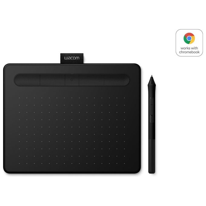 Wacom Tavoletta Grafica Intuos Small Bluetooth con Penna Nero
