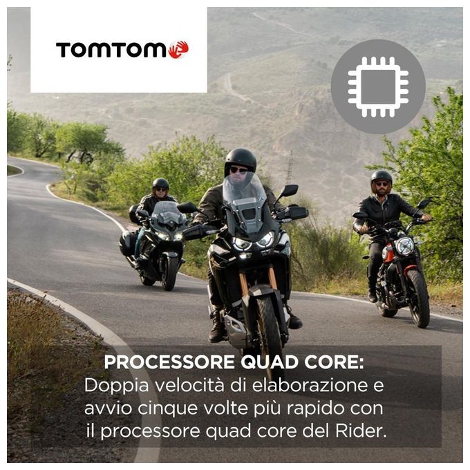 Tomtom Rider 500 Road Trips 4,3'' Aggiornamenti Tramite Wi-Fi