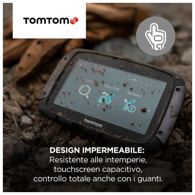 Tomtom Rider 500 Road Trips 4,3'' Aggiornamenti Tramite Wi-Fi