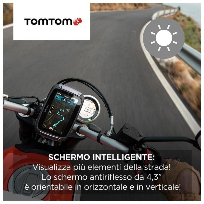 Tomtom Rider 500 Road Trips 4,3'' Aggiornamenti Tramite Wi-Fi