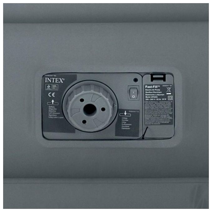 Intex 64906 Materasso gonfiabile fibertech premaire i 152 x 203 x 46 cm multicolore Matrimoniale Versione 2019