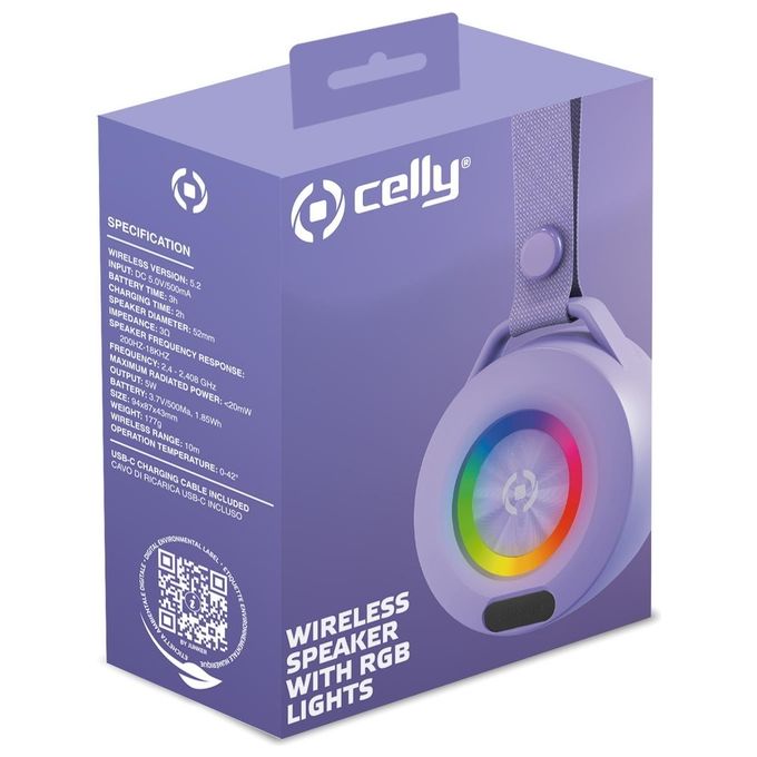 Celly Wireless Speaker Summer Viola
