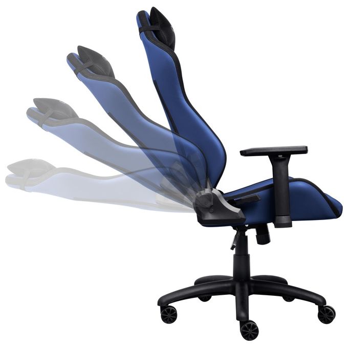 Trust GXT 714 RUYA Sedia per Gaming Universale Nero-Blu
