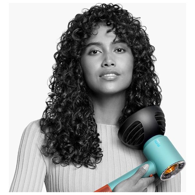 Dyson Super Sonic Nural Asciugacapelli 1600W 4 Temperature con Accessori Acquamarina