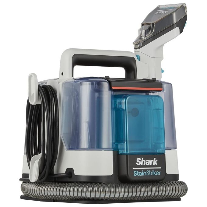 Shark StainStriker PX200EUT, smacchiatore portatile, 450 W, doppia soluzione detergente, tappeti e tappezzeria, animali domestici, 1,25 L