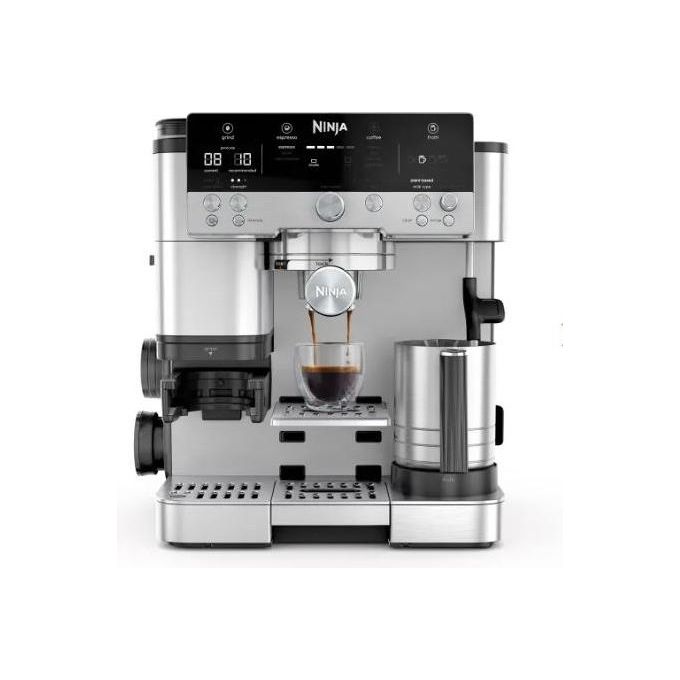Ninja, Macchina Caffe' Automatica - Manuale ES601EU, 2 L, Nero Acciaio Inox - Yeppon