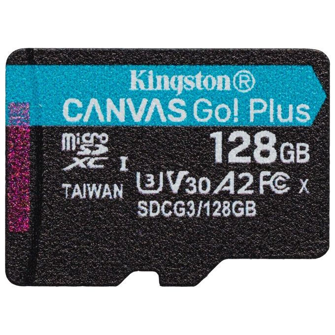 Kingston Technology Canvas Go! Plus Memoria Flash 128Gb MicroSD Classe 10 UHS-I