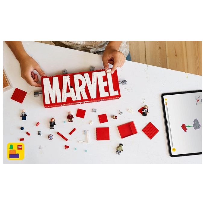 LEGO Marvel Logo e Minifigure MARVEL 76313