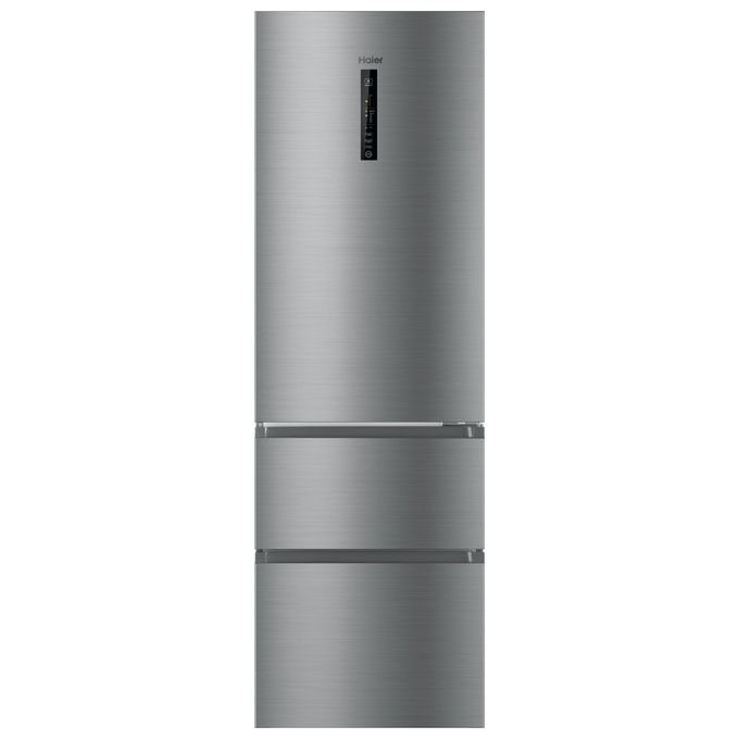 Haier 3D 60 Serie 3 HTR3619ENMN Frigorifero Combinato Libera Installazione 348 Litri Classe Energetica E Argento