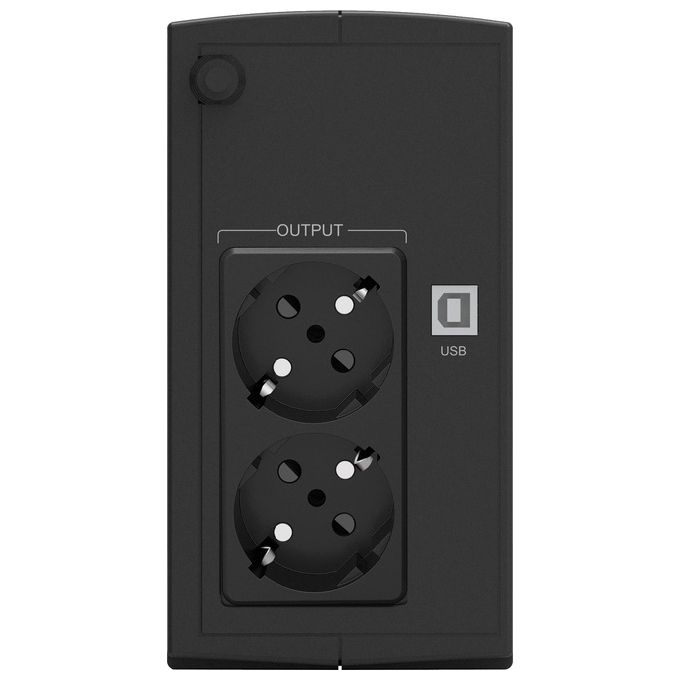 PowerWalker Basic VI 650 SB Gruppo di Continuita' UPS a Linea Interattiva 0.65 kVA 360 W 2 Prese AC